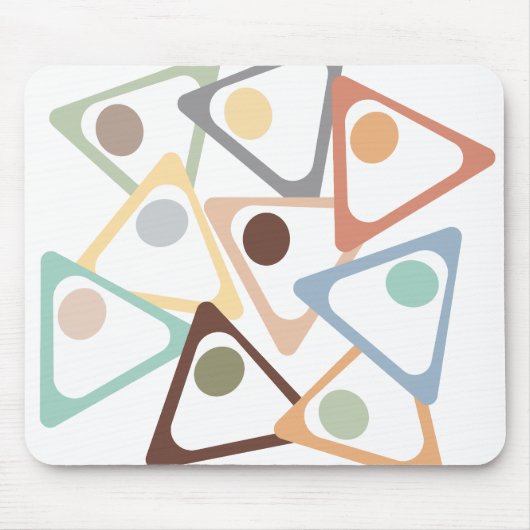 Pastel Triangle Mousepad (Vorne)