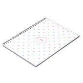Pastel Triangle Muster Multicolor-Foto-Notebook Notizblock (Linke Seite)