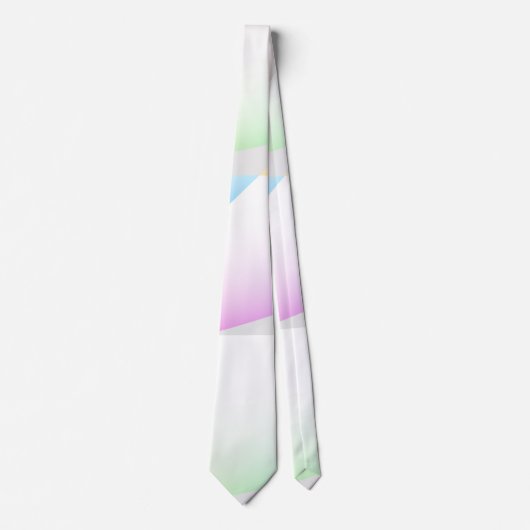 Pastel Triangle Neck Tie Krawatte (Vorderseite)