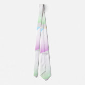 Pastel Triangle Neck Tie Krawatte (Rückseite)