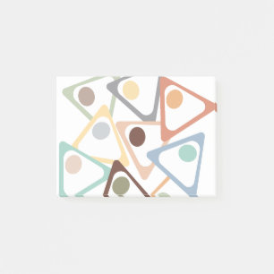 Pastel Triangle Post-it Klebezettel