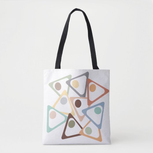 Pastel Triangle Tasche (Vorderseite)