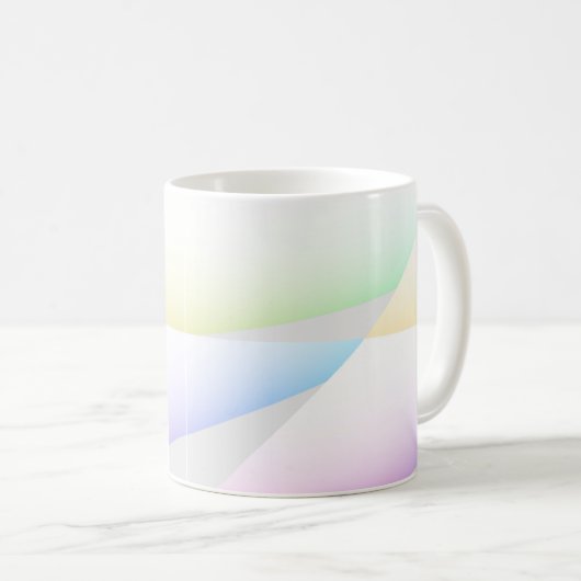 Pastel Triangle Tasse (VorderseiteRechts)