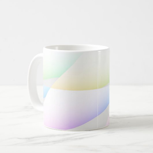 Pastel Triangle Tasse (Vorderseite Links)