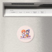 Pastel Trick oder Treaters Magnet (In Situ (Geschirrspüler))