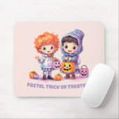 Pastel Trick oder Treaters Mousepad (Mit Mouse)