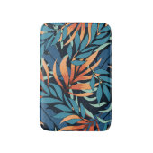 Pastel Tropical Abstrakt Botanicals Badematte (Vorderseite Vertikal)