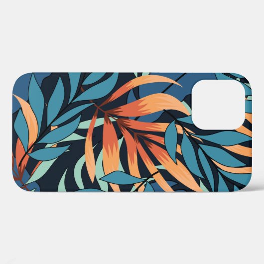 Pastel Tropical Abstrakt Botanicals Case-Mate iPhone Hülle (Rückseite (Horizontal))