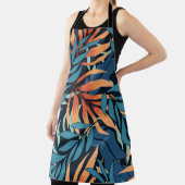 Pastel Tropical Abstrakt Botanicals Schürze (InSitu)