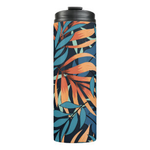 Pastel Tropical Abstrakt Botanicals Thermosbecher