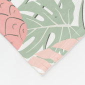 Pastel Tropical Fleecedecke (Ecke)