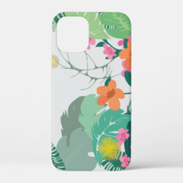 Pastel Tropical Leaves and Flowers Case-Mate iPhone Hülle