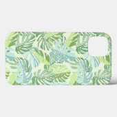 Pastel Tropical Palm Blätter Case-Mate iPhone Hülle (Rückseite (Horizontal))