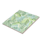 Pastel Tropical Palm Blätter Fliese (Seite)