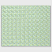Pastel Tropical Palm Blätter Geschenkpapier (Flach)