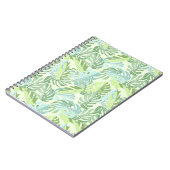Pastel Tropical Palm Blätter Notizblock (Linke Seite)