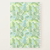 Pastel Tropical Palm Blätter Planer (Rückseite)