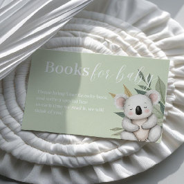 Pastel Tropical Safari Animals Bücher für Kinder Visitenkarte