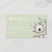 Pastel Tropical Safari Animals Bücher für Kinder Visitenkarte (Vorderseite)