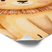 Pastel Tropical Wild One Jungle Safari Tiere Poster (Ecke)