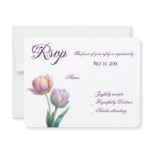 Pastel Tulip Wedding Suite Elegante Typografie