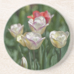 Pastel Tulips Untersetzer