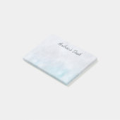 Pastel Türkis & Gray Post-It-Notes Post-it Klebezettel (angewinkelt)