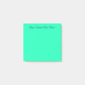 Pastel Turquoise Post-it Klebezettel (Vorderseite)