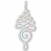 Pastel Unalome Aufkleber (Vorderseite)