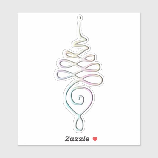 Pastel Unalome Aufkleber (Blatt)