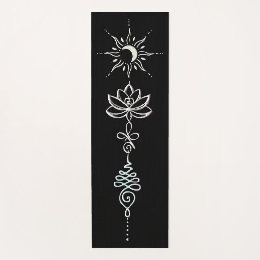 Pastel Unalome Group Yogamatte (Vorderseite)