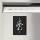 Pastel Unalome Magnet (In Situ (Geschirrspüler))