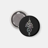 Pastel Unalome Magnet (Vorderseite/Rückseite)