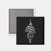 Pastel Unalome Magnet (Vorderseite/Rückseite)