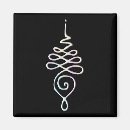Pastel Unalome Magnet (Vorne)