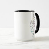 Pastel Unalome  Tasse (VorderseiteRechts)
