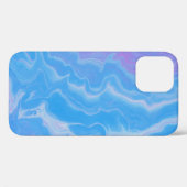 PASTEL UND ABSTRAKTE BLAUE WELLEN Case-Mate iPhone HÜLLE (Rückseite (Horizontal))