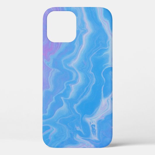 PASTEL UND ABSTRAKTE BLAUE WELLEN Case-Mate iPhone HÜLLE (Rückseite)