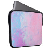 PASTEL UND BLAUER LAPTOPSCHUTZHÜLLE (Vorne Rechts)
