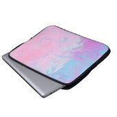 PASTEL UND BLAUER LAPTOPSCHUTZHÜLLE (Vorne Knopf)
