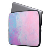 PASTEL UND BLAUER LAPTOPSCHUTZHÜLLE (Vorderseite Links)