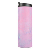 PASTEL UND BLAUER THERMOSBECHER (Nach rechts gedreht)