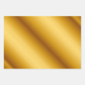 Pastel und Gold Einhorn Weihnachten Geschenkpapier Set (Vorderseite 3)