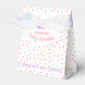 Pastel Unicorn Baby Sprinkle Geschenkschachtel (Vorderseite)