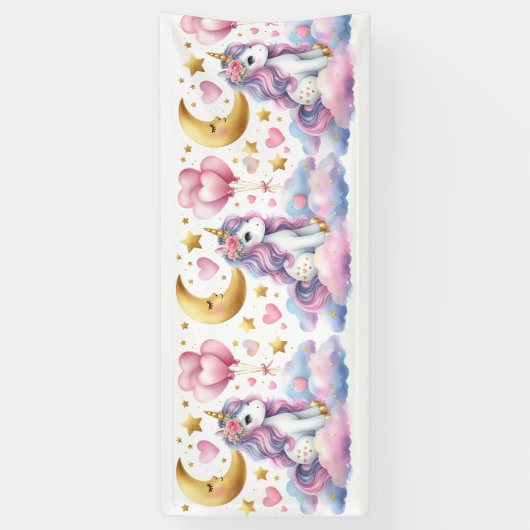 Pastel Unicorn Banner (Vertikal)