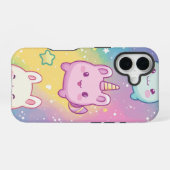 Pastel Unicorn Bunny Anime Phone Case iPhone 16 Hülle (Rückseite (Horizontal))