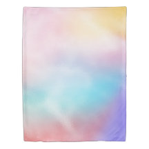 Pastel Unicorn Color Duvet Cover