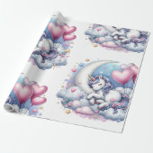 Pastel Unicorn Geschenkpapier (Ungerollt)