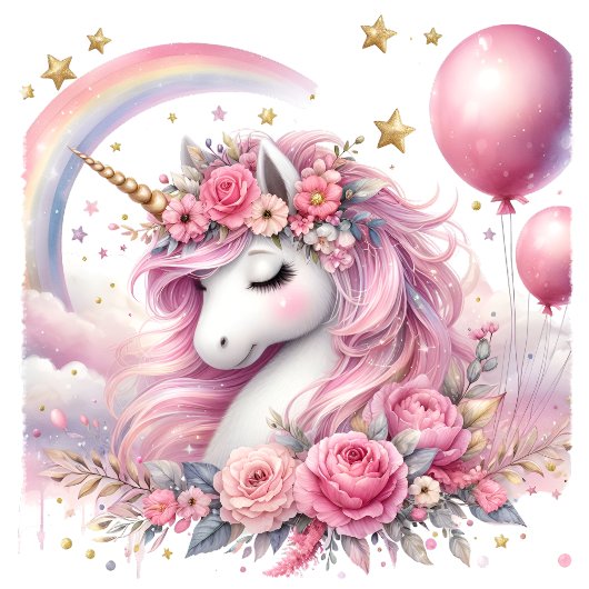 Pastel Unicorn Geschenkpapier