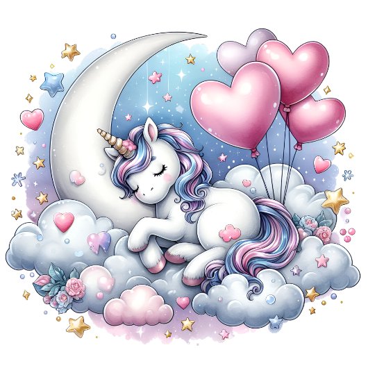 Pastel Unicorn Geschenkpapier